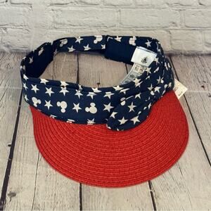 Disney Parks Red White and Blue Mickey Visor